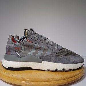 Adidas Nite Jogger (Size 9.5) Mens Grey Sneakers Casual Shoes EE5869